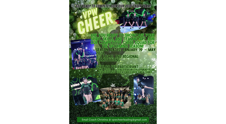 Cheer Signup 2026 Spring